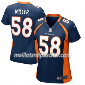 Maillot Denver Broncos Von Miller 58 Nike Bleu - Femme